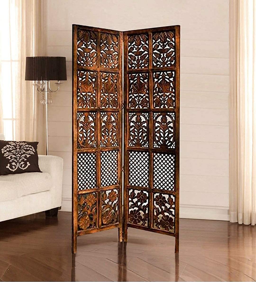 Wooden Room Divider/Screen/Room Partition/Room Separator for Living Room/Bedroom/Office/Restaurant/Corner