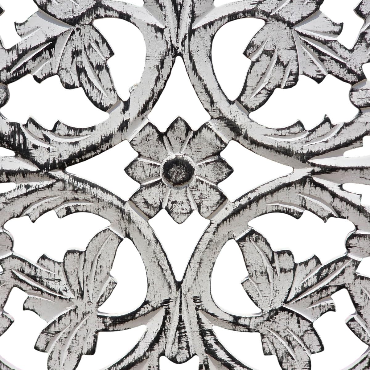 Urbane Crafts Square Mandala Wooden Wall Panel (91×91 cm)