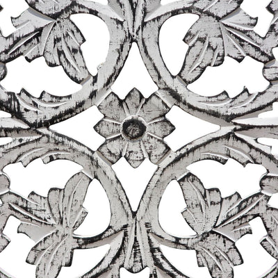 Urbane Crafts Square Mandala Wooden Wall Panel (91×91 cm)