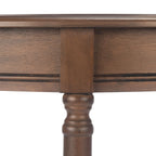 Urbane Crafts Premium Solid Teak Wood Semi-Circular Console Table with Bottom Shelf | Classic Entryway & Living Room Accent Table