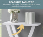 Modern Wooden Console Table with Geometric X-Base Design | Contemporary Entryway & Living Room Accent Table