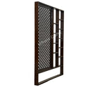 Handcrafted Solid Mango Wood Room Divider & Multi-Tier Display Bookshelf