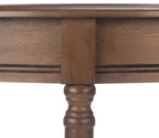 Urbane Crafts Premium Solid Teak Wood Semi-Circular Console Table with Bottom Shelf | Classic Entryway & Living Room Accent Table