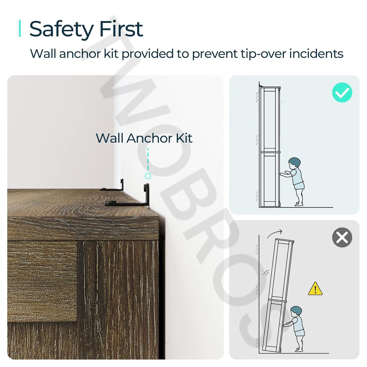 Urbane Crafts Wooden Room Divider Room Partition with Multiple Storage Shelfs Self Standing for Dividing Hall and Kitchen Space Home Office Space Divider Free Standing