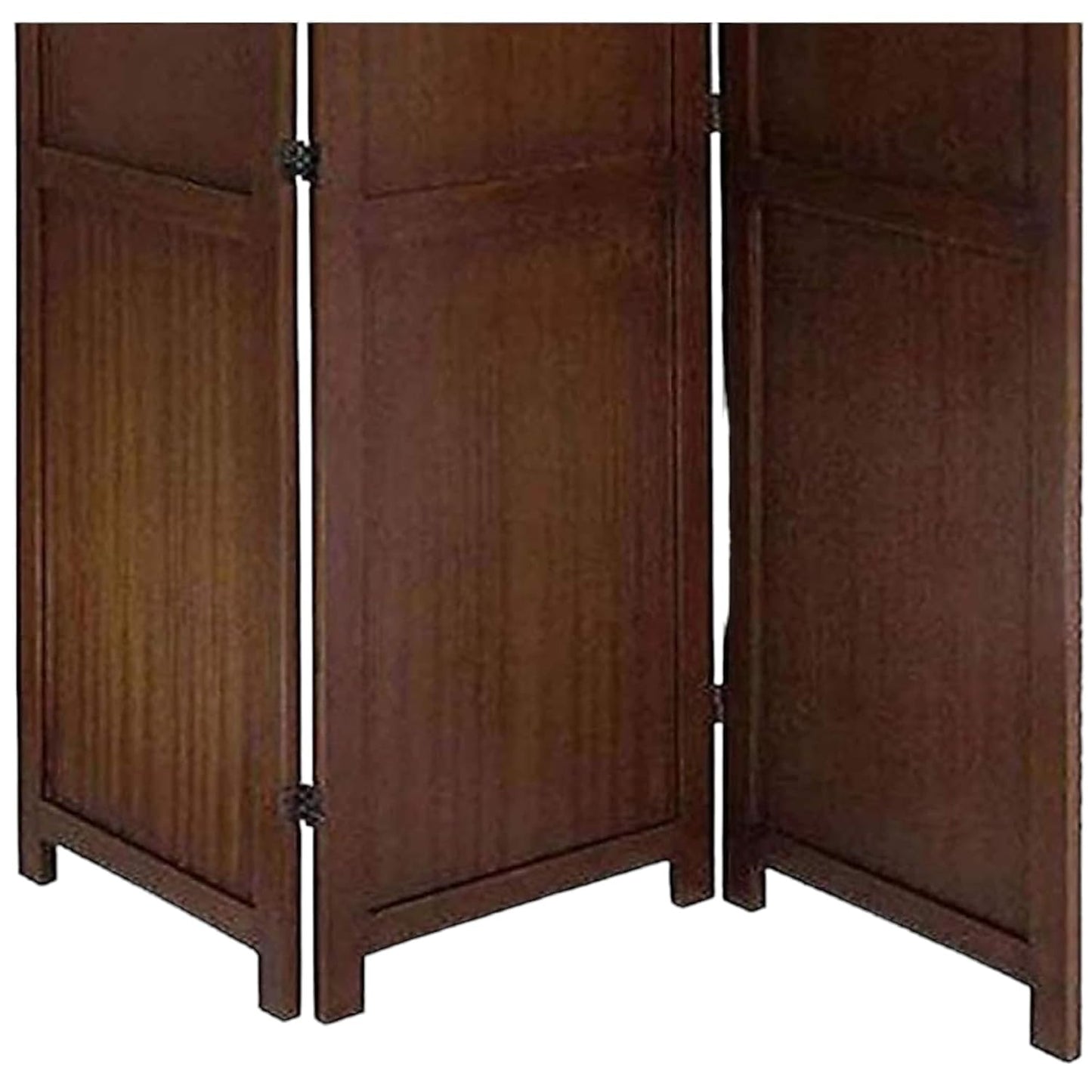 Urbane Crafts Wooden Partition Screen/Room Divider Traditional Handicrafts Plain Pattern 6Ft Height (2 Panel) (4 Panel)